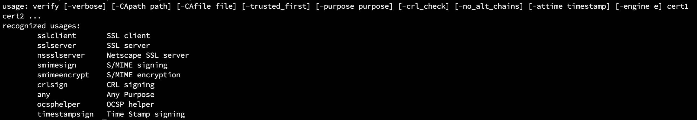 openssl verify